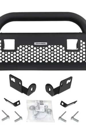 Go Rhino 55632T RHINO Charger 2 RC2 LR Complete Bull Bar Kit Black For Ram 2500 Genuine