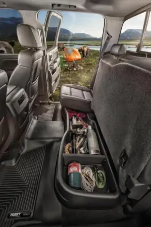 Husky Liners Gearbox Storage Systems - Under Seat Storage Box BBVR 09291 Worldwide Shipping