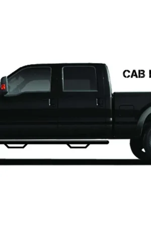 N-Fab D9773QC-TX Cab Length Nerf Step Bar 3" Black For Dodge Ram 2500 Bulk Order