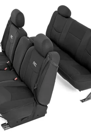 Limited Edition Rough Country Seat Covers - FR 40/40/20 & Rear - Chevy/GMC 1500 99-06 & Classic DHTP 91019