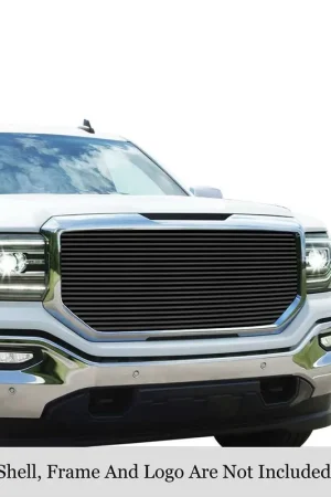 Free Returns APS Black Stainless Steel Billet Grille APS GR07HFC62J