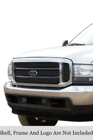 APS Black Stainless Steel Billet Grille APS GR06HEC99J Same Day Shipping