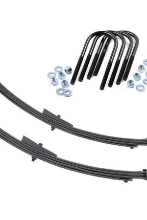 Buy Online Rough Country Rear Leaf Springs - Military Wrap - 4 Inch Lift- Pair - Jeep Wrangler YJ 87-95 DHTP 8064Kit