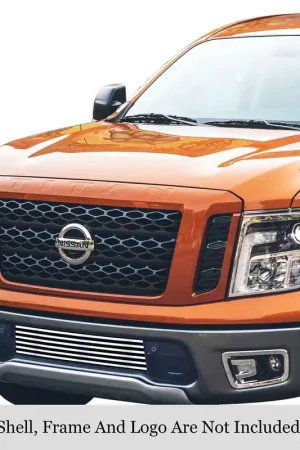 Last Chance APS Polished Stainless Steel Billet Grille APS GR14FFC96S