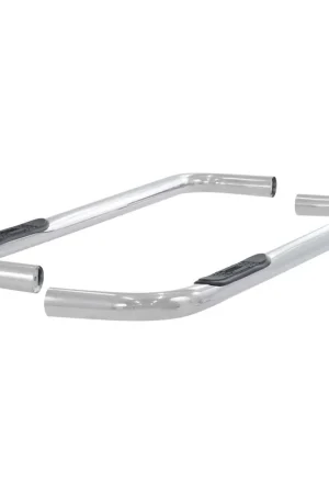 Aries 3" Round Polished Stainless Side Bars, Select Chevrolet, GMC C, K BBDR 204041-2 Professional Grade