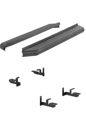 Factory Price Aries AeroTread 5" x 73" Black Stainless Running Boards, Select Nissan Pathfinder BBDR 2061038