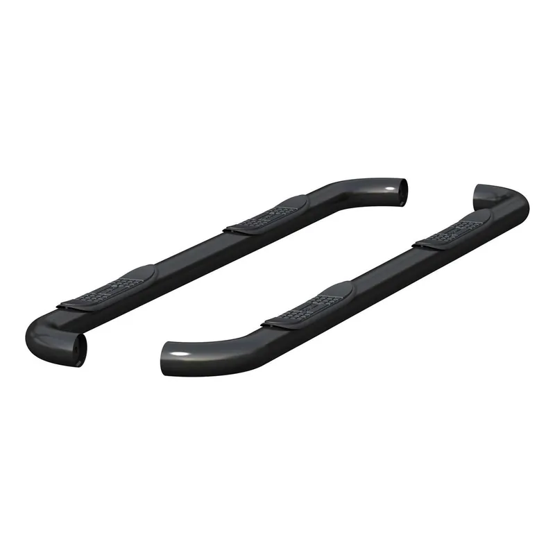 Popular Aries 3" Round Black Steel Side Bars, Select Dodge, Ram 1500, 2500, 3500 BBDR 205041