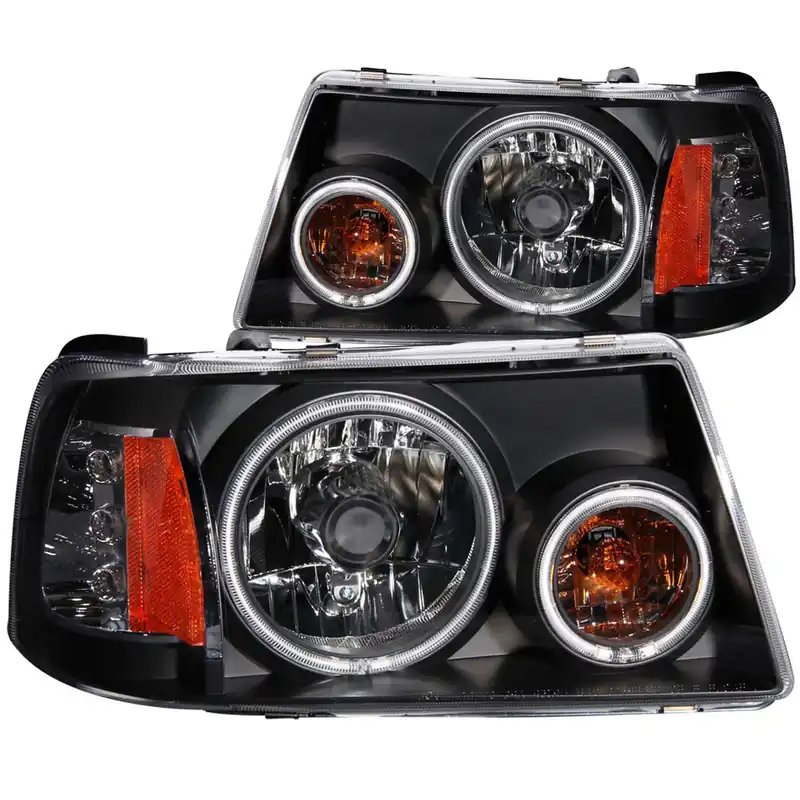 ANZO USA Crystal Headlight Set w/Halo ZUKT 111152 Best Seller
