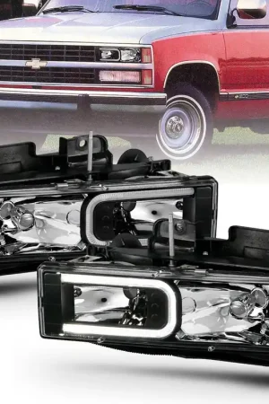 Super Sale ANZO USA Crystal Headlight ZUKT 111498