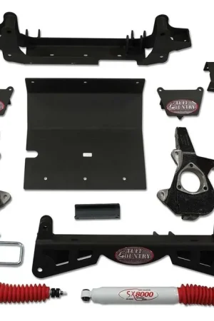 Worldwide Shipping Tuff Country 16994KN Lift Kit w/Shock 6" Front 4" Rear Silverado 3500