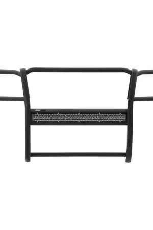 Budget Aries Pro Series Black Steel Grille Guard with Light Bar, Select Toyota Tacoma BBDR 2170001