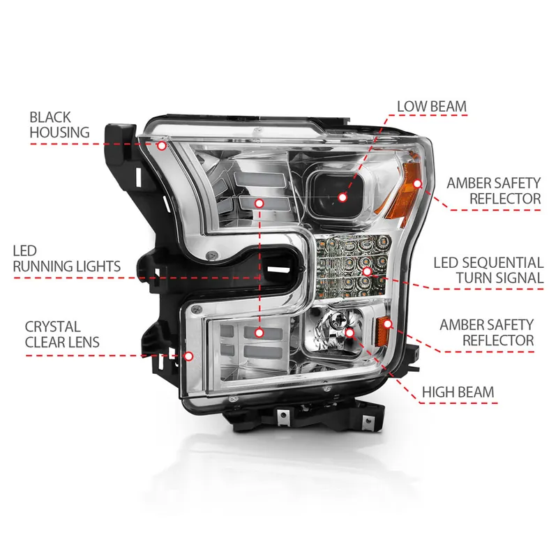 ANZO USA Projector Headlights ZUKT 111409 Hot Picks