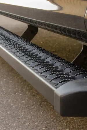 Aries ARIES 2559011 SlimGrip 5" x 88" Black Aluminum Running Boards, Fits Select Chevrolet Silverado, GMC Sierra BBDR 2559011 Markdown