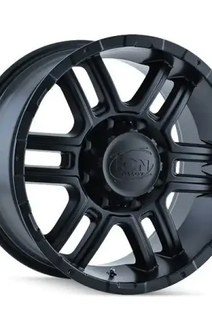 ION Alloy Wheels 179 Matte Black 18x9 12mm Offset 8x170 Hassle-Free Returns