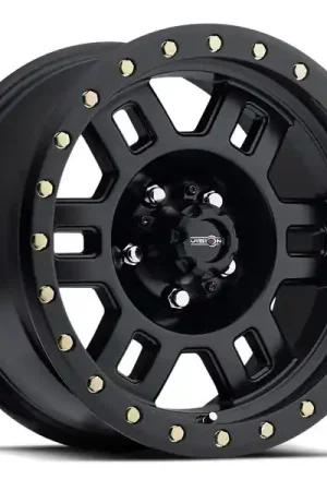 Vision Wheels Manx 398 Matte Black 18x9 18mm Offset 6x135 Fresh Stock