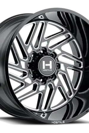Fan Favorite Hostile Wheels Jigsaw H116 Blade Cut 20x10 -19mm Offset 8x170