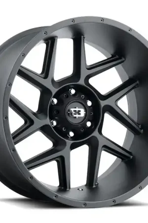 Brand New Vision Wheels Sliver 360 Satin Black 20x9 0mm Offset 6x139.7 (6x5.5)