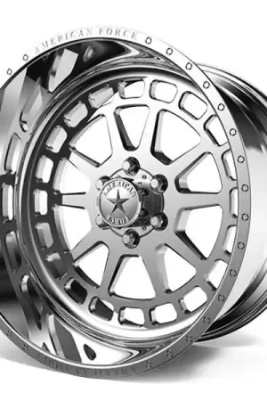 Seasonal Sale American Force Forged Wheels Guardian H34 Polished 24x14 -73mm Offset 5x139.7 (5x5.5)