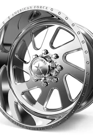 Top Rated American Force Forged Wheels Power F29 Polished 24x12 -40mm Offset 5x139.7 (5x5.5)