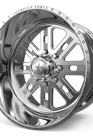 Same Day Shipping American Force Forged Wheels Buckshot 43 Polished 26x14 -73mm Offset 5x139.7 (5x5.5)