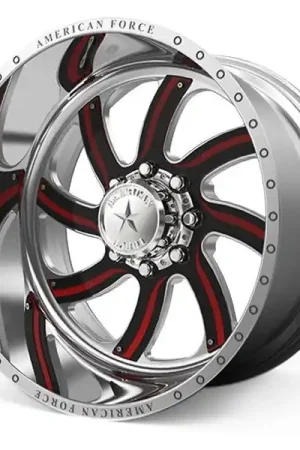 Instant Buy American Force Forged Wheels Nightmare 276 Polished 24x14 -73mm Offset 8x180
