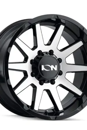 Shop Now ION Alloy Wheels 143 Gloss Black with Machined Face 20x9 18mm Offset 6x139.7 (6x5.5)