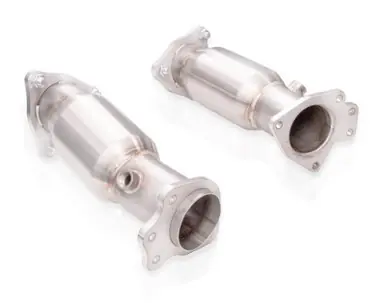 New Arrival Stainless Works 20-21 Chevrolet Corvette C8 6.2L High-Flow Catted Midpipe Kit 3in - C8CATLDS