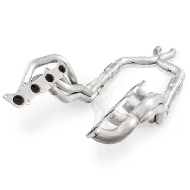 Next Day Delivery Stainless Power 2011-14 Mustang GT Headers 1-7/8in Primaries High-Flow Cats 3in X-Pipe - SM12HCATX