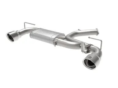 Certified aFe Hyundai Veloster N 21-22 L4-2.0L (t) Takeda Axle-Back Exhaust System- Polished Tips - 49-37029-P