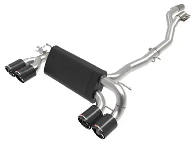 aFe MACHForce XP Exhausts Cat-Back SS 19-21 BMW M2 Competition L6-3.0L w/Carbon Tips - 49-36351-C In Demand