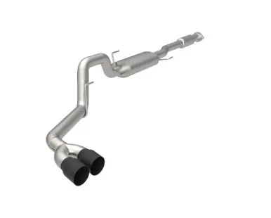 Hot Deal Kooks 2021+ Ford F150 5.0L 3in SS Cat-Back Exhaust w/Black Tips (Connects to OEM) - 13714110