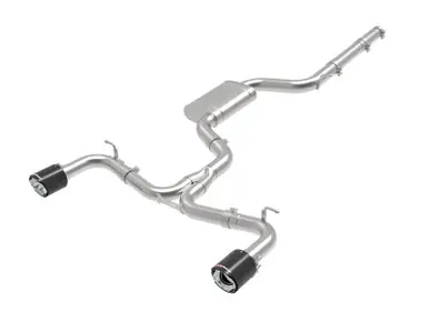 aFe MACHForce XP 3in-2.5in SS Exhaust Cat-Back 18-19 Volkswagen GTI (MK7.5) L4-2.0L (t) - Carbon - 49-36422-C Deal