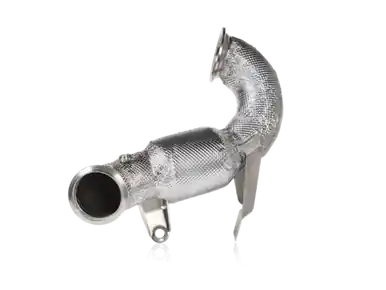 Same Day Shipping Akrapovic 2020 Mercedes-Benz CLA45S/A45S AMG (C118/X118/W177) DownPipes w/ Cat (SS) - DP-ME/SS/3