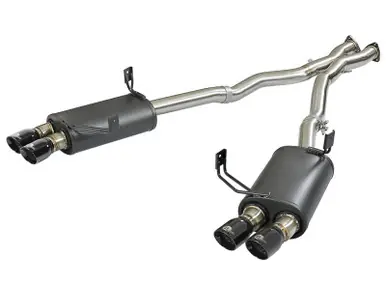 Best Choice aFe MACH Force-Xp 2-1/2in 304 SS Cat-Back Exhaust w/ Black Tips 05-08 BMW Z4 M Coupe (E86) L6 3.2L - 49-36339-B
