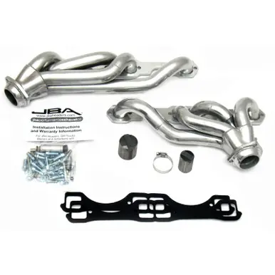 Top Rated JBA 87-91 Chevrolet Blazer 5.0L/5.7L w/o A.I.R. 1-5/8in Primary Silver Ctd Cat4Ward Header - 1830S-4JS