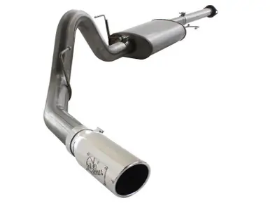 aFe MACHForce XP Exhausts Cat-Back SS 409 EXH Polished CB Ford F-150 11-12 V6-3.5L (tt) - 49-43038-P Premium
