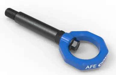 aFe Control Rear Tow Hook Blue BMW F-Chassis 2/3/4/M - 450-502002-L Direct From Factory