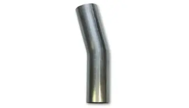 Best Price Vibrant 3in O.D. T304 SS 15 deg Mandrel Bend 5in x 5in leg lengths (5in Centerline Radius) - 13132