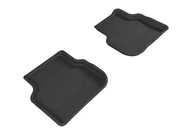 Affordable 3D MAXpider 2011-2018 Volkswagen Jetta Sedan Kagu 2nd Row Floormats - Black - L1VW05521509