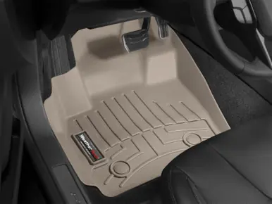 Authentic WeatherTech 05-11 Porsche 911 (997) Front FloorLiner - Tan - 452391