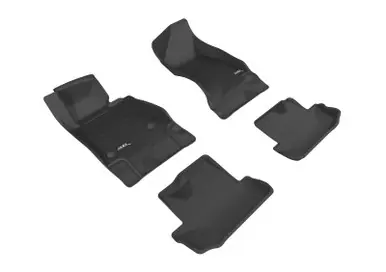 Deal 3D MAXpider 2016-2020 Chevrolet Camaro Kagu 1st & 2nd Row Floormats - Black - L1CH06901509