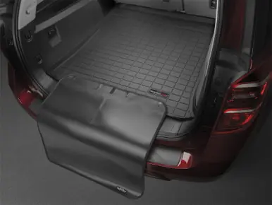 Weekend Sale WeatherTech 03-13 Porsche Cayenne Cargo Liners w/ Bumper Protector - Tan - 41244SK