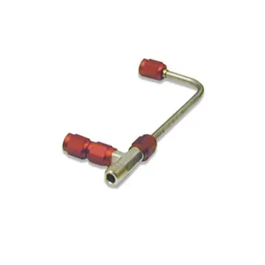 Best Price Nitrous Express 4500 Gemini SS Solenoid to Plate Connectors (New Style) - Red - 15727