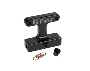 Fleece Performance 04.5-07 Dodge 5.9L / 07.5-12 6.7L Cummins 3rd Gen Fuel Filter Delete - FPE-FFD-RO-3G Premium