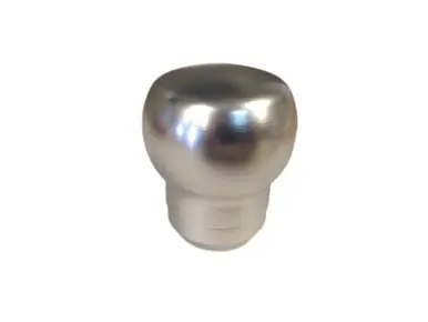Hot Deal Torque Solution Fat Head Shift Knob (Silver): Universal 10x1.26 - TS-FHSK-001S