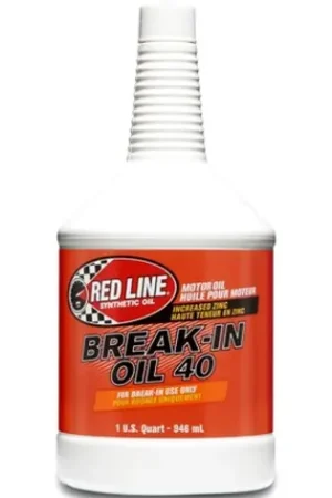 Red Line Break-In Oil 40 - Quart - 16004 Last Chance