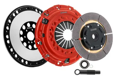 Action Clutch 97-98 BMW 528i 2.8L (M52) Ironman Sprung (Street) Clutch Kit w/Lightened Flywheel - ACR-3358-SPR Free Delivery