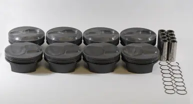 Clearance Mahle MS BBC Elite Sportsman Drag Series Piston Set - 4.605in. Bore/14.7 CR/566ci/4.250in. Stroke - 930239805
