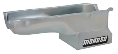 Limited Time Moroso 65-Up Oldsmobile V-8 (330-455) Deep Wet Sump 7qt 8.5in Steel Oil Pan - 20480