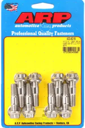 Order Now ARP M10 x 1.25/1.50 x 48mm Broached Stud Kit - 400-8018